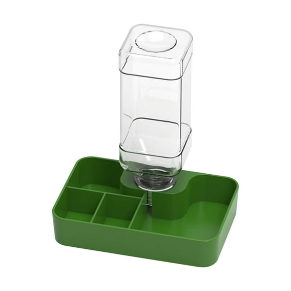 Danhjin Reptile Water Dish and Food Bowl, Pour Reptiles Terrarium Feeding Dish for Lizard Snake Turtle Frog and Amphibian Habitat, Durable Plastic Reptile Bowl for Easy Cleaning and Pet Care