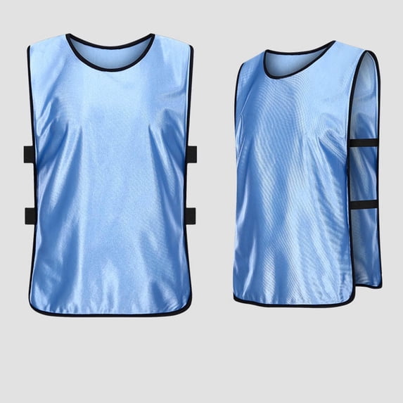 Danhjin Scrimmage Training Vest for Kids Team Sports Pinnies Soccer Team Pennies Solid Color Youth Jerseys for Boys and Girls Unisex, 5 to 16T