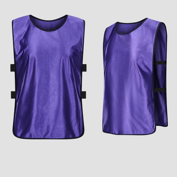 Danhjin Scrimmage Training Vest for Kids Team Sports Pinnies Soccer Team Pennies Solid Color Youth Jerseys for Boys and Girls Unisex, 5 to 16T