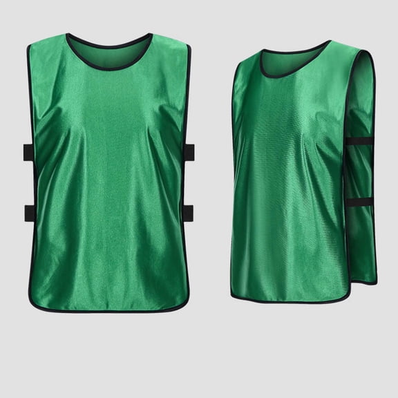 Danhjin Scrimmage Training Vest for Kids Team Sports Pinnies Soccer Team Pennies Solid Color Youth Jerseys for Boys and Girls Unisex, 5 to 16T