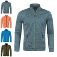 thumbnail image 1 of Danhjin Slim Jackets for Men Zip up Workout Sport Casual Solid Color Outwear Fall Winter Comfy Long Sleeve Coats, 1 of 4