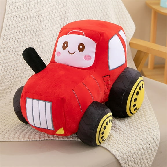 Danhjin Stuffed Animals Plushies, Cute Car Model Toy Car Shaped Cushion for Birthday Gift, Plush Car Pillow for Children Room Decor and Play, 9.84in