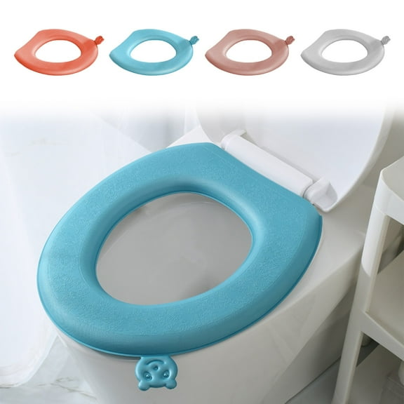 Danhjin Toilet Seat Cushion, EVA Padded ComfortSoft Toilet Seat Cover with Antislip Grip, Cushioned Toilet Seat Soft Toilet Cushion for All Standard Toilets