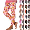 thumbnail image 1 of Danhjin Women's Halloween Leggings Print High Waist Yoga Pants Casual Fashion Graphic Workout Running Gym Trousers, 1 of 6