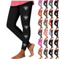 thumbnail image 1 of Danhjin Women's Halloween Leggings Print High Waist Yoga Pants Casual Fashion Graphic Workout Running Gym Trousers, 1 of 6
