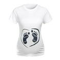 thumbnail image 1 of Danhjin Women's Nursing Maternity Tops Short Sleeve Cartoon Print Tops T-shirt Pregnancy Clothes on Clearance, 1 of 5