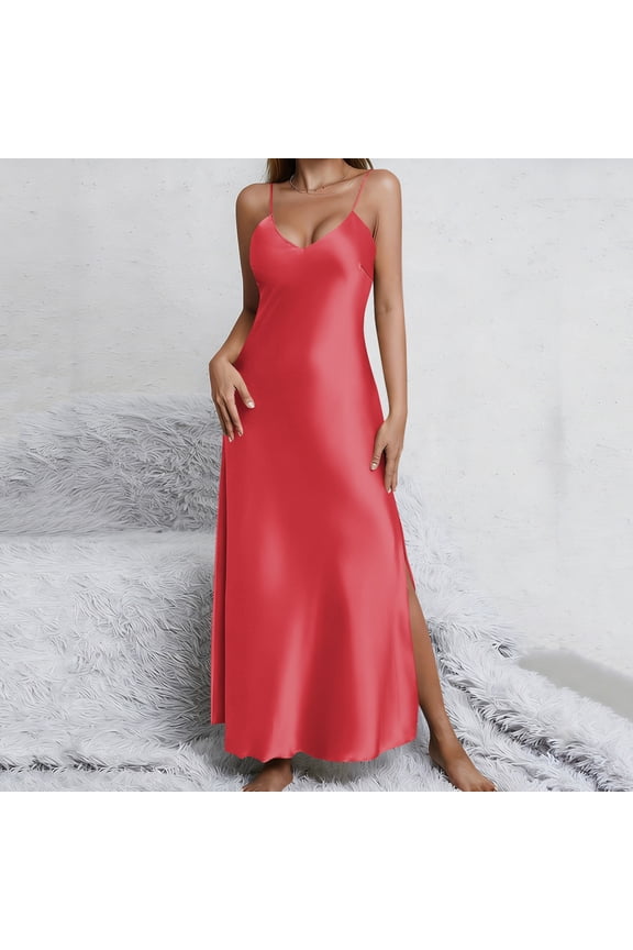 Women's Summer Maxi Dress Vacation Beach Sundresses Ruffle Sleeveless Wrap Casual Shift Dress Boho Beach Spaghetti Flowy