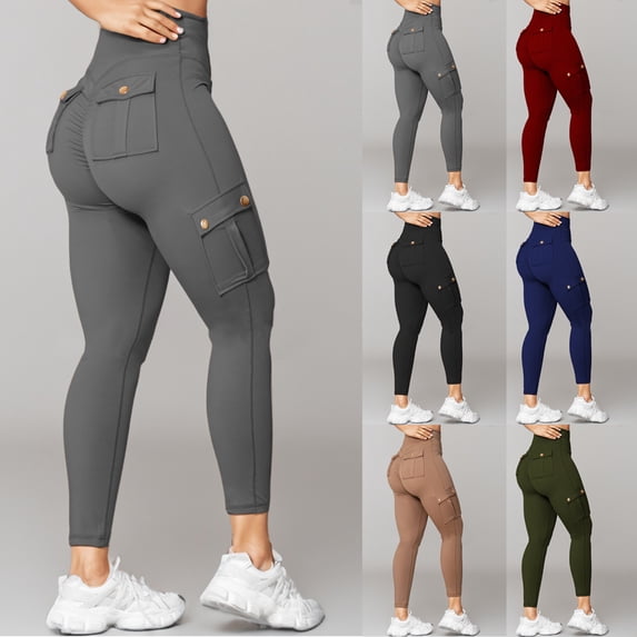 Danhjin Womens Cargo Pants Lightweight Travel Hiking Cargo Pants Soft Stretch Baggy Quick Dry Casual Streetwear