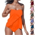 thumbnail image 1 of Danhjin Womens Fashion Tankinis 2 Piece Set Adjustable Spaghetti Straps Swimsuit Layer Top Casual Cute Beach Swimwear Summer Bathing Suits for Swimming, 1 of 10