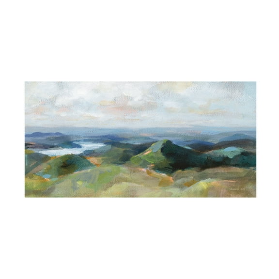 Danhui Nai 'Above the Lakes Crop II' Canvas Art