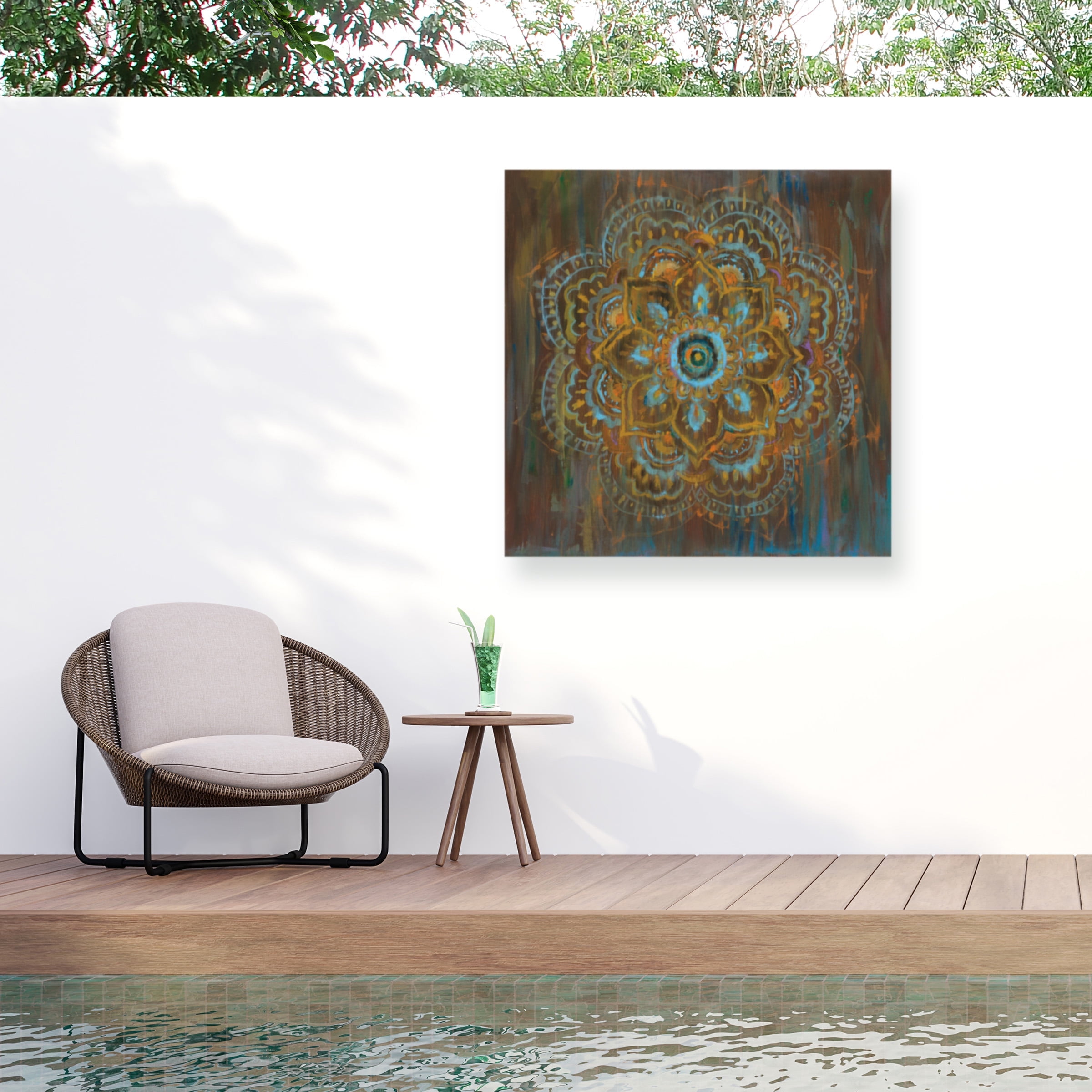 Danhui Nai 'Bombay Bohemian' Outdoor All-Weather Wall Decor