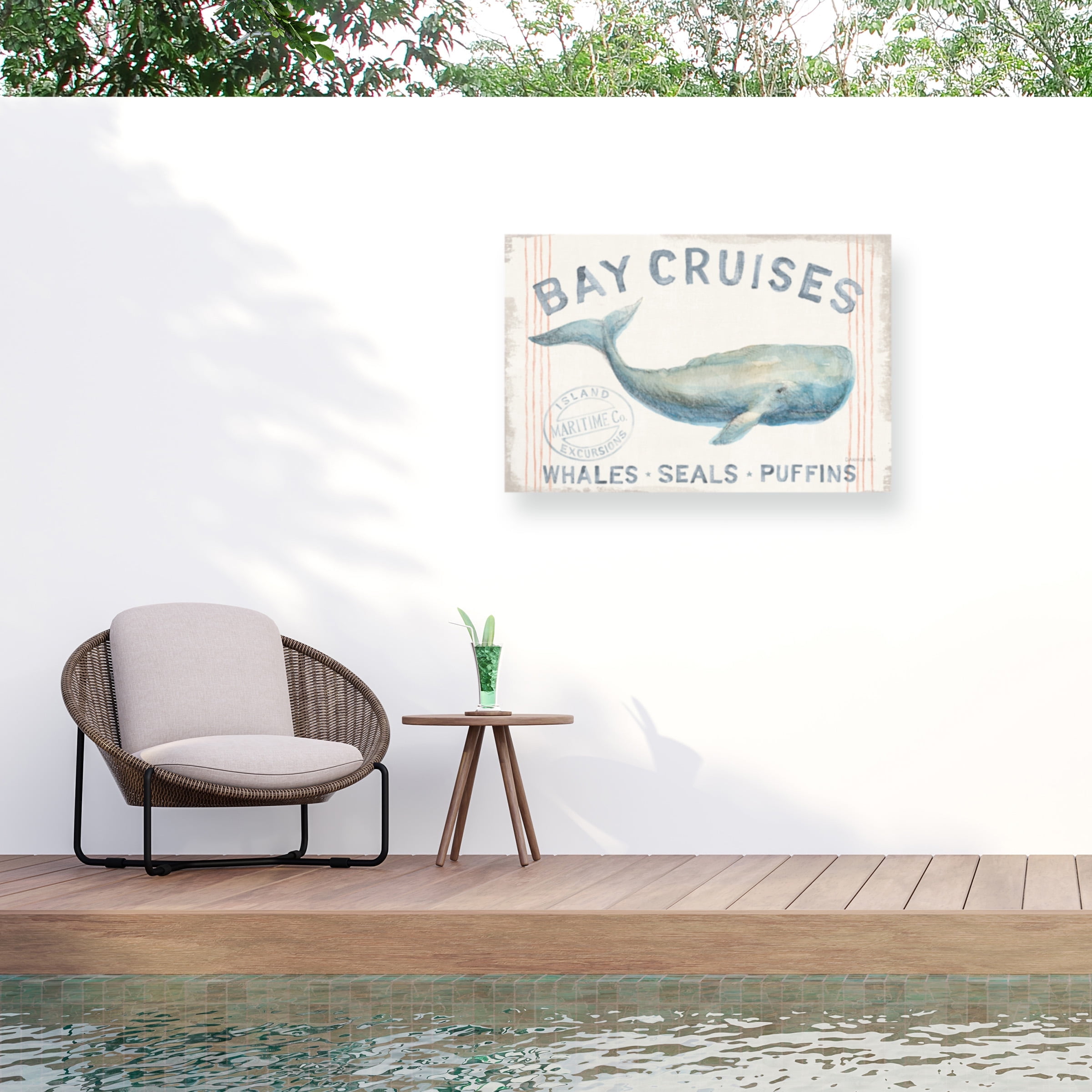 Danhui Nai 'Floursack Nautical I' Outdoor Canvas