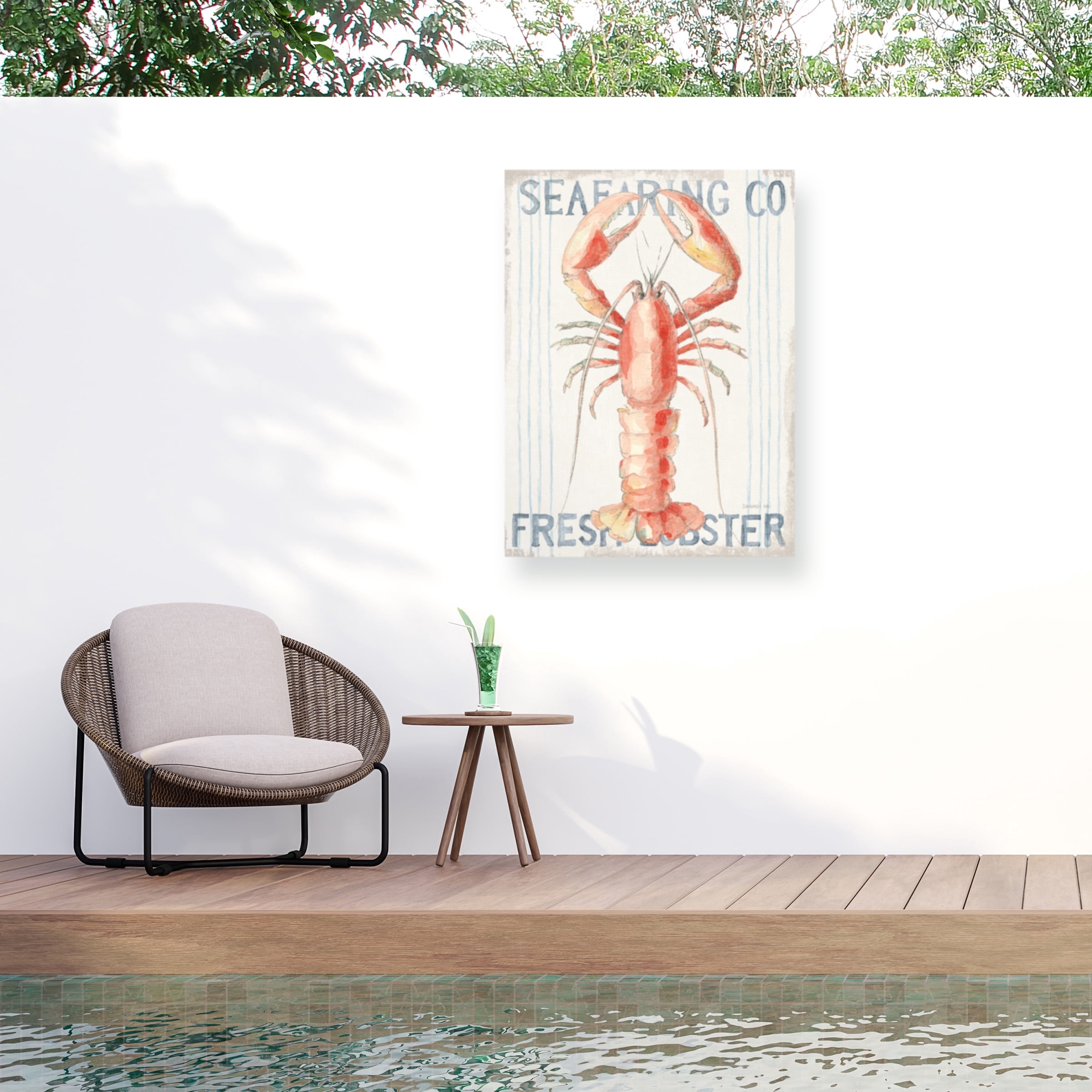 Danhui Nai 'Floursack Nautical II' Outdoor Canvas