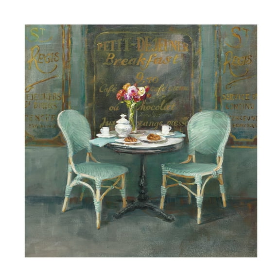 Trademark Fine Art Danhui Nai Joy Of Paris Ii Canvas Wall Art - 18x18