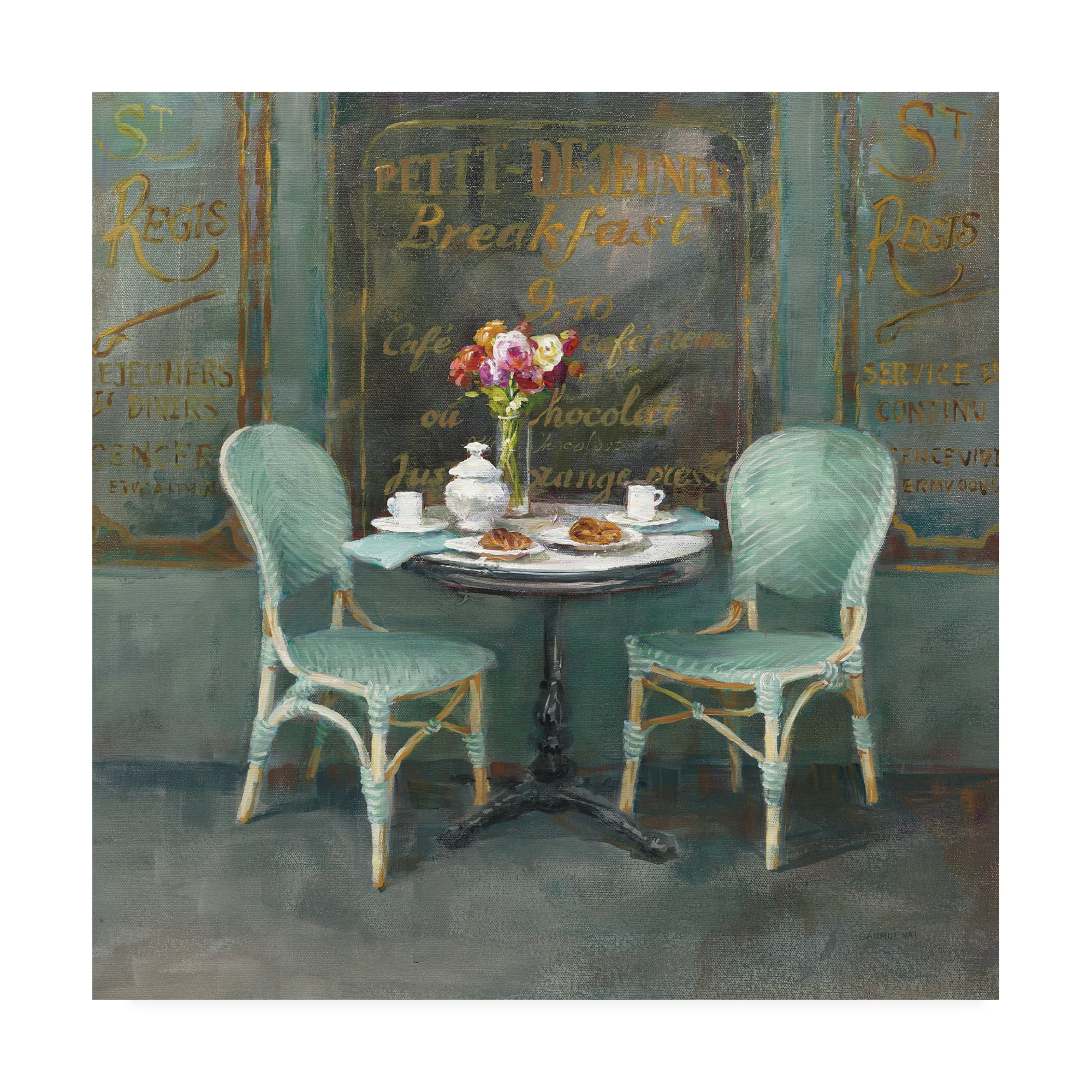 Joy of Paris II 18x18 Wrapped Canvas Wall Art