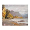 thumbnail image 1 of Danhui Nai 'October Coast' Wood Slat Art 18x22, 1 of 5