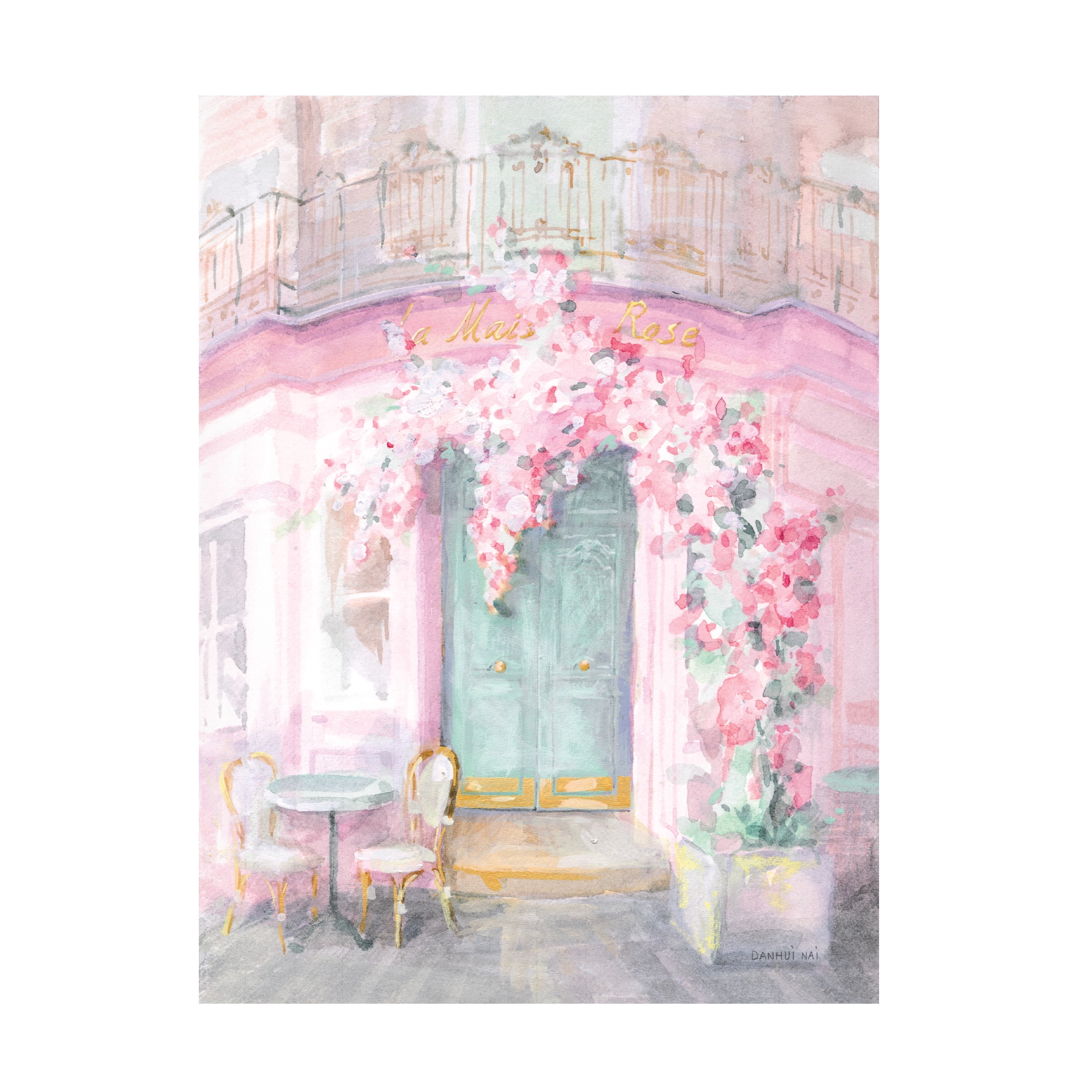 Danhui Nai 'Pastel Paris IV' Canvas Art