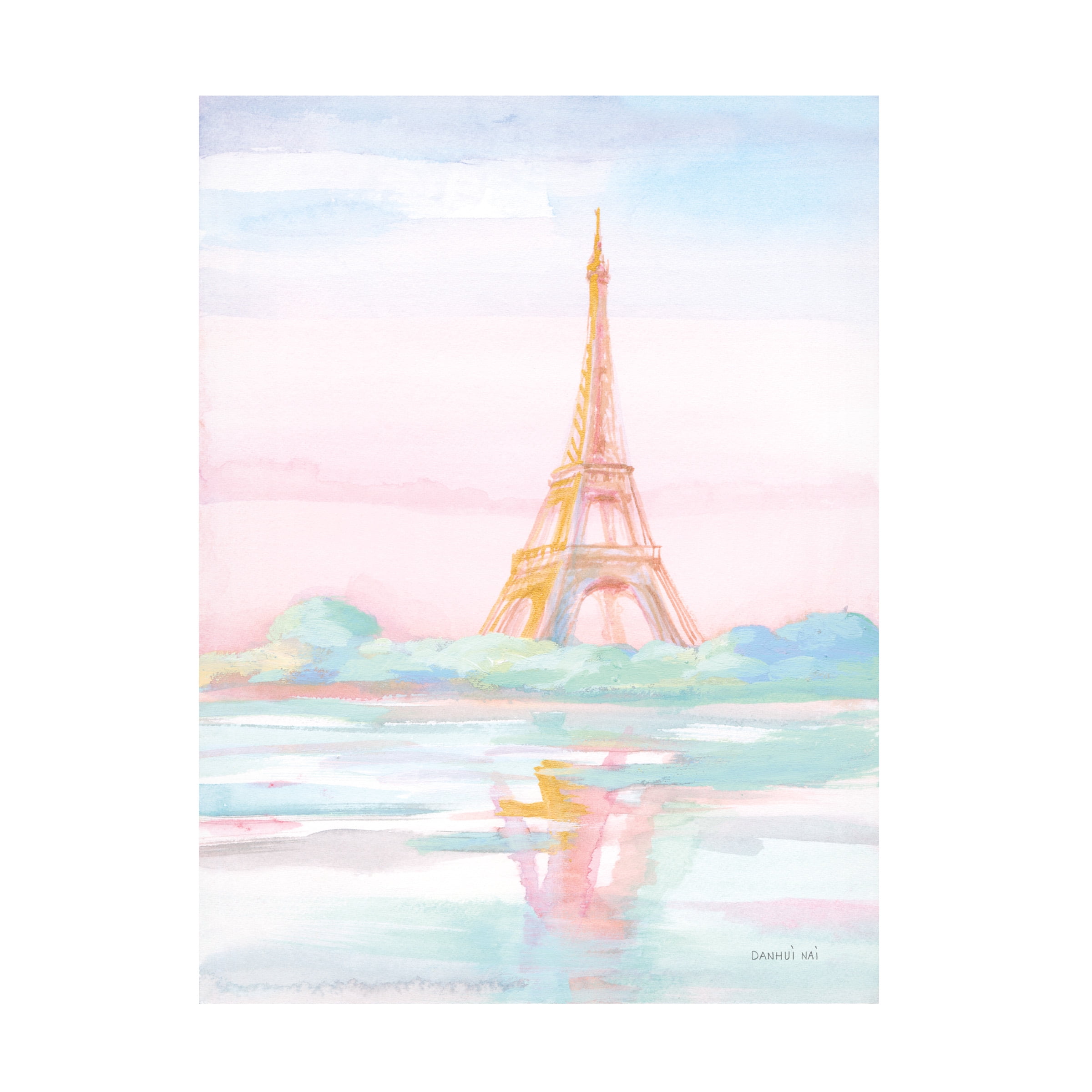 Danhui Nai 'Pastel Paris V' Canvas Art