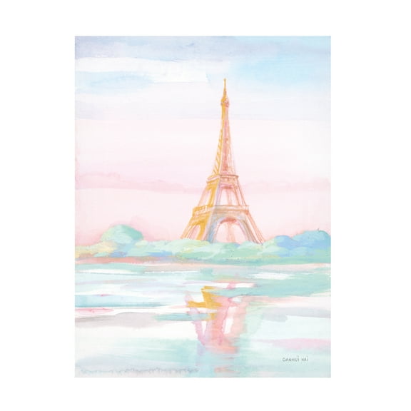 Danhui Nai 'Pastel Paris V' Canvas Art