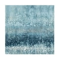thumbnail image 1 of Danhui Nai 'Rain Abstract III Blue Silver' Canvas Art, 1 of 3