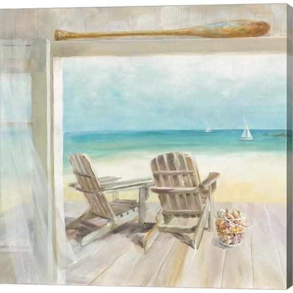 Danhui Nai 'Seaside Morning Crop' Canvas Art