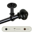 thumbnail image 1 of Dani Ceiling 1" Curtain Rod/ Room Divider 48-84 inch - Black, 1 of 2