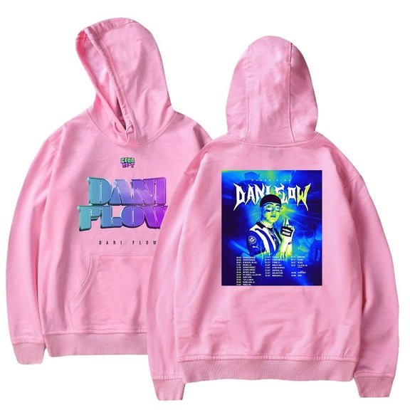Dani Flow Hoodies Merch For Men/Women Unisex Long Sleeve Sweatshirt Pullover Streetwear Rapper Hiphop Top