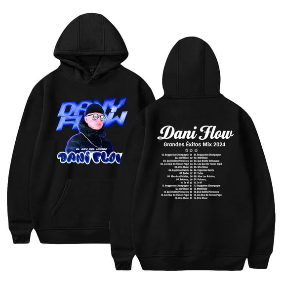 Dani Flow Merch Hoodies For Men/Women Unisex Long Sleeve Sweatshirt Pullover Streetwear Rapper Hiphop Top