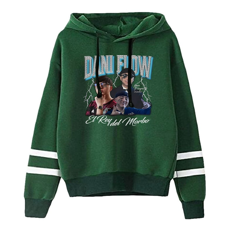 Dani Flow Pocketless Hoodie Sweatshirts Streetwear Casual Men