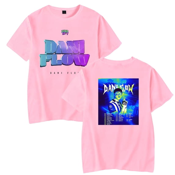 Dani Flow T-Shirt Merch For Women/Men Unisex Summer Casual O-neck Short Sleeve Tshirt Tee Streetwear Top