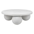thumbnail image 1 of Dani Round Coffee Table Medium In Ivory, 1 of 3