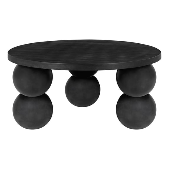 Dani Round Dining Table in Black