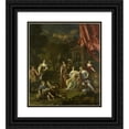 thumbnail image 1 of Daniël Mijtens The Younger 20x23 Black Ornate Framed Double Matted Museum Art Print Titled: Allegorizing Group Portrait of the Children of Diederic Pietersz Van Leyden Van Leeuwen,, 1 of 5