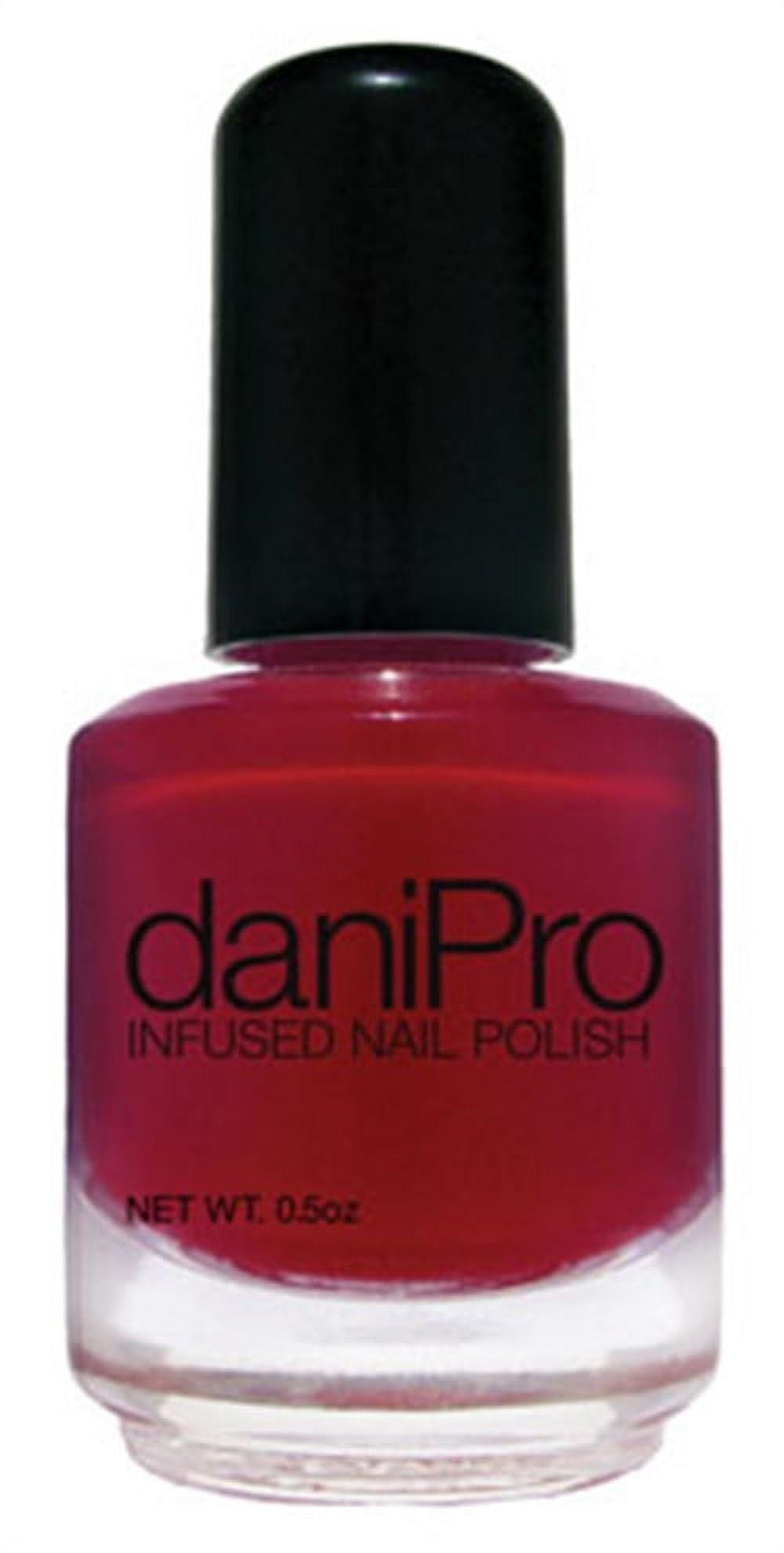 DaniPro Always Be True AntiFungal Nail Polish, Deep Red
