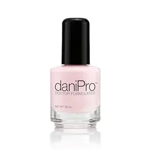 daniPro Doctor Formulated Nail Polish Love is All pink Fingernail Polish & Toenail Polish, 0.5 oz with Undecylenic Acid, Biotin & Vitamins - Vegan Formula for Healthy Nails - Manufactured in the USA
