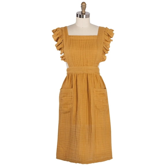 Danica Heirloom Ada Apron | Saffron