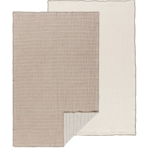 Danica Heirloom Double Weave Dishtowels (Set of 2) | Dove Gray