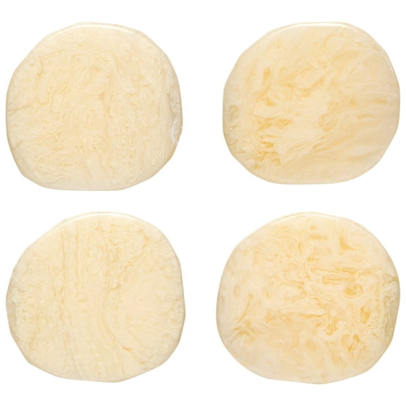 Danica Heirloom Resin Coasters (Set of 4) | Ivory