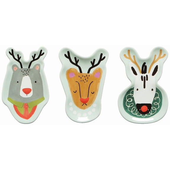Danica Jubilee Set of 3 Shaped Dishes | Rudolph Imposter