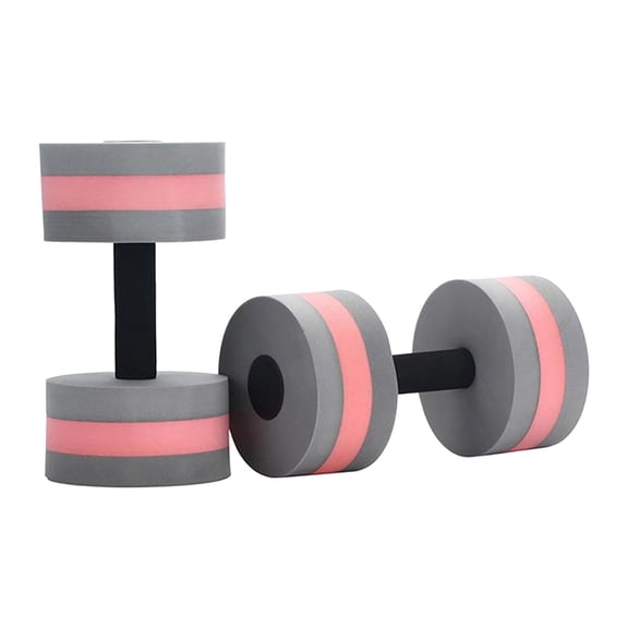 Danieerclosy Water Weights Aquatic Dumbbells for Pool Exercise Set, 2PCS Water Dumbells Pool Resistance, Water Aerobic Exercise Foam Dumbbell Aquatic Fitness Barbells Equipment