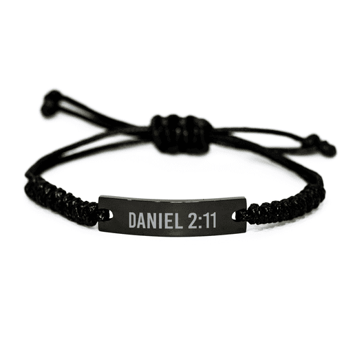 Daniel 2 11 Bracelet Daniel 2:11 Gift Bible Verse Scripture Stainless Steel Bracelet