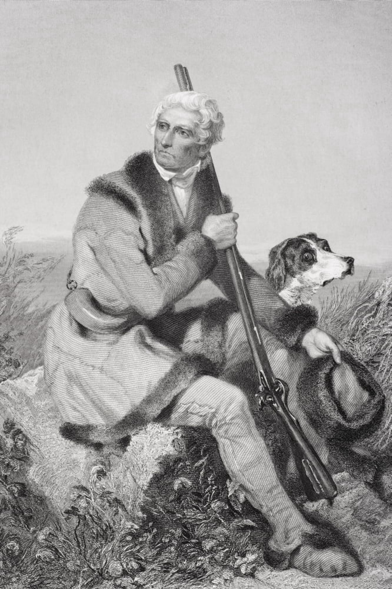 Daniel Boone 1734-1820 American Frontiersman And Legendary Hero From Painting By Alonzo Chappel Canvas Art - Ken Welsh Design Pics (22 x 34)