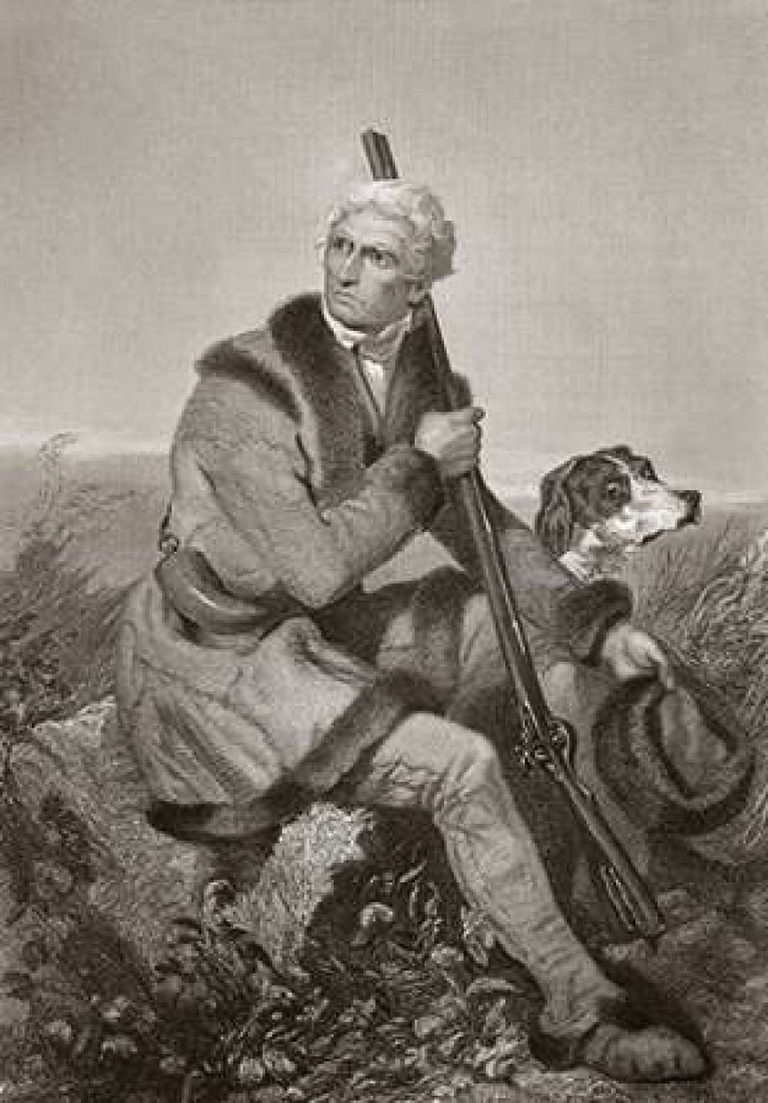 Daniel Boone American Frontiersman Canvas Art - Alonzo Chappell (20 x 28)