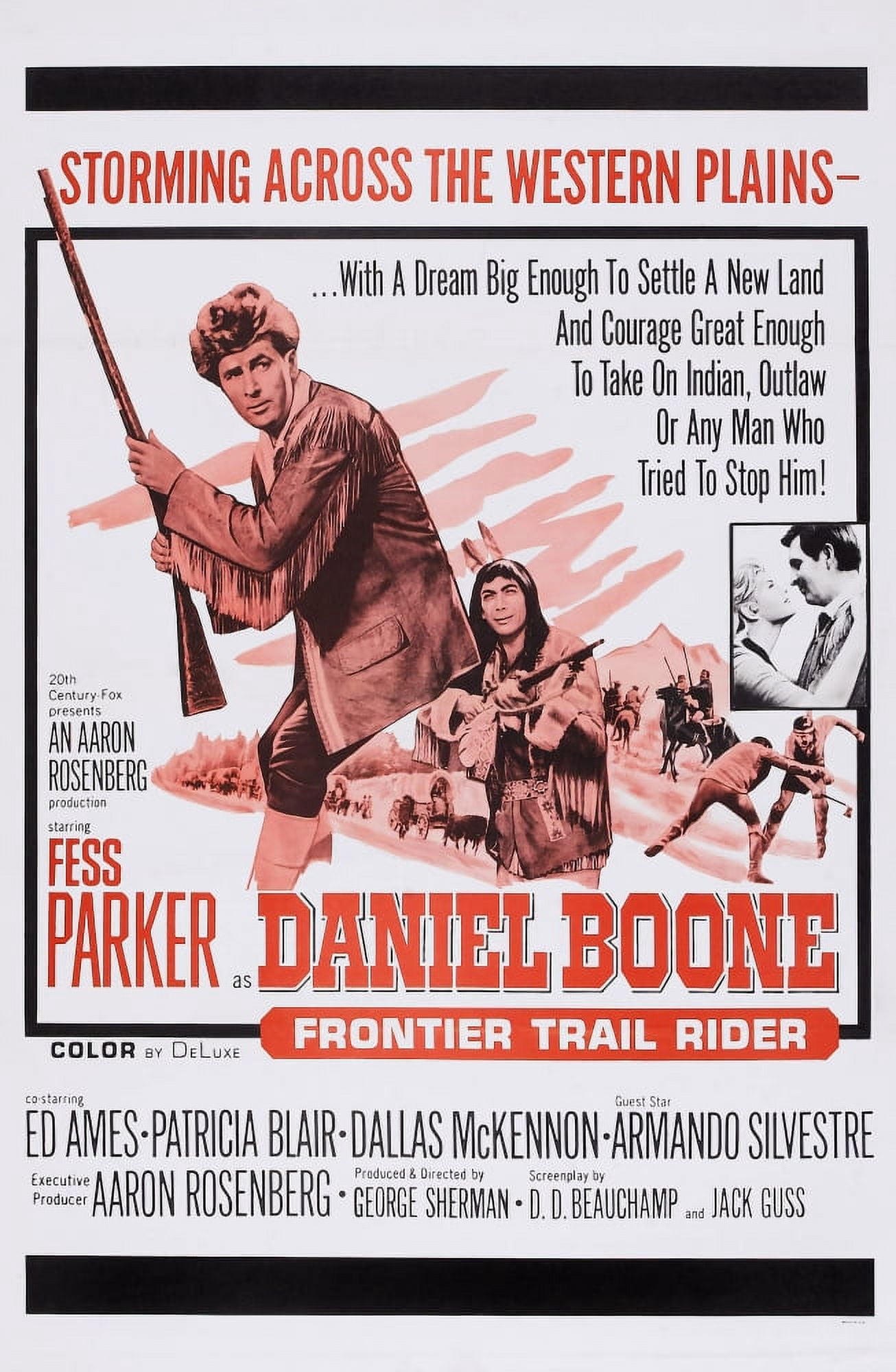 Daniel Boone Frontier Trail Rider U Canvas Art - (11 x 17)