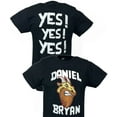 thumbnail image 1 of Daniel Bryan Goat YES YES YES! Black T-shirt, 1 of 6