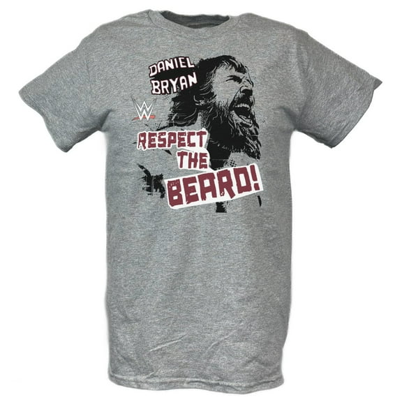 Daniel Bryan Yelling Respect the Beard WWE Mens T-shirt XXL