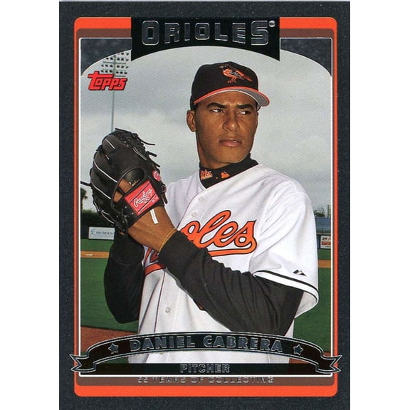 Daniel Cabrera Card 2006 Topps Black #453