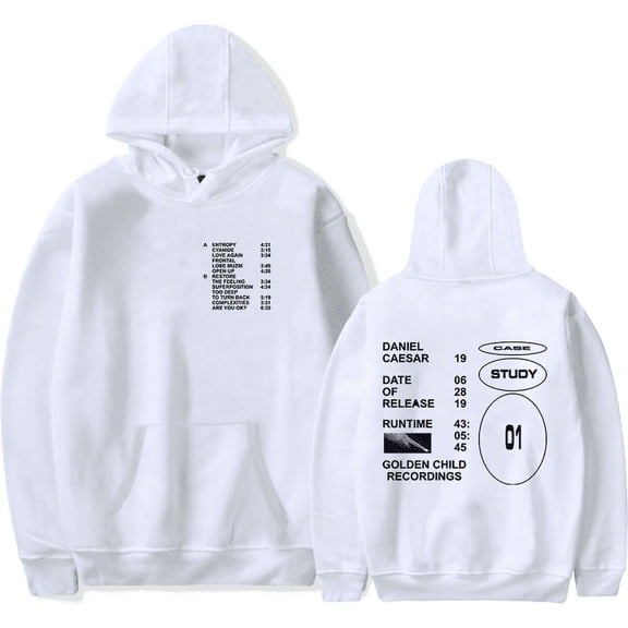 Daniel Caesar Casual Sweatshirt Man/Woman Hip Hop Hoodies Long Sleeve