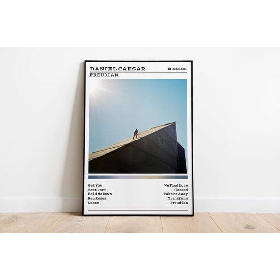 Daniel Caesar Freudian Album Poster, R And B Music Print, Unframed Paper Poster 8x10in