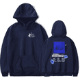 thumbnail image 1 of Daniel Caesar Merch Graphic Print Unisex Pure Pullover Long Sleeve Casual Streetwear Trendy Hoodie,XL,Navy, 1 of 6